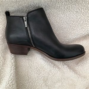 Lucky Brand Basel Leather Western Booties